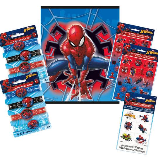 Spider-Man Party Bundle: 200 Fun Supplies for Unforgettable Celebrations!