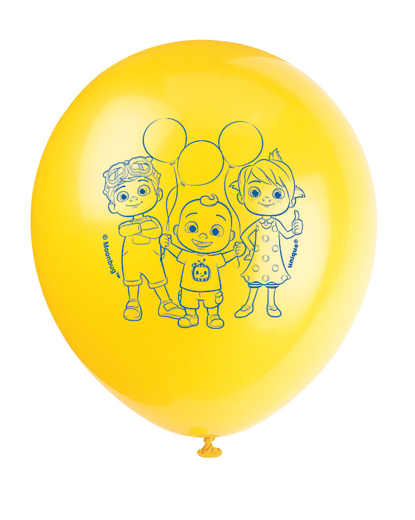 Ballons de fête CoComelon: Chantez & Célébrez! (Lot de 8)