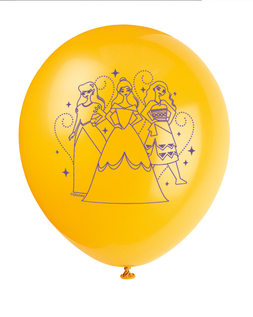 Modern Disney Princess Balloons: Celebrate Royalty with a Contemporary Twist! (Pack of 8)