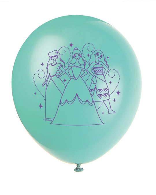 Modern Disney Princess Balloons: Celebrate Royalty with a Contemporary Twist! (Pack of 8)