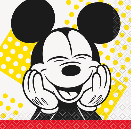 Ensemble Mickey Mouse Prêt-à-fêter: Set Complet pour 8 invités, Licence Officielle Fun