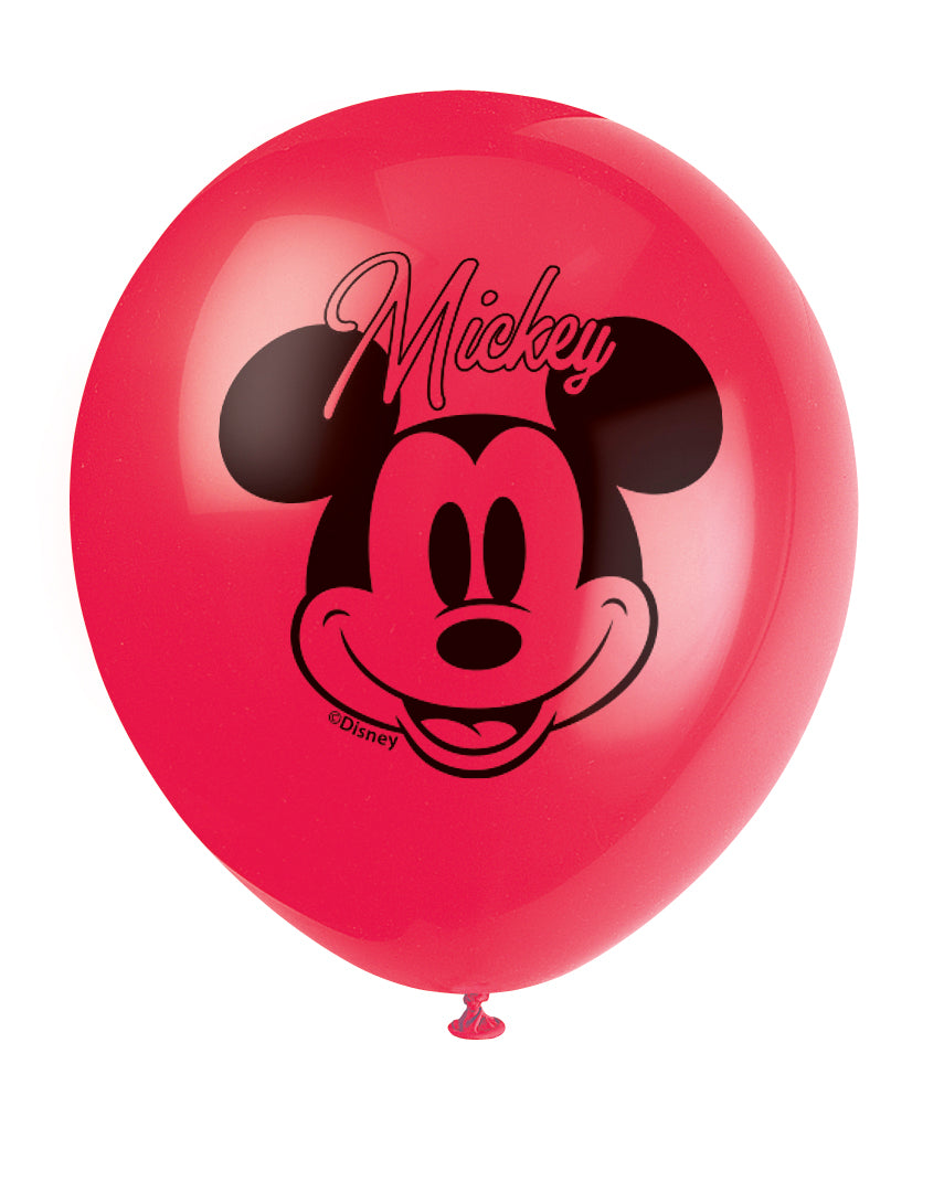 Ballons en latex Mickey Mouse (8) - Libérez la Magie de Mickey !