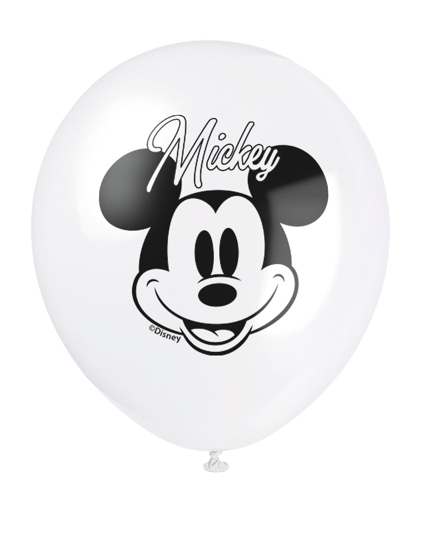 Mickey Mouse Latex Balloons (8) - Unleash the Magic of Mickey!