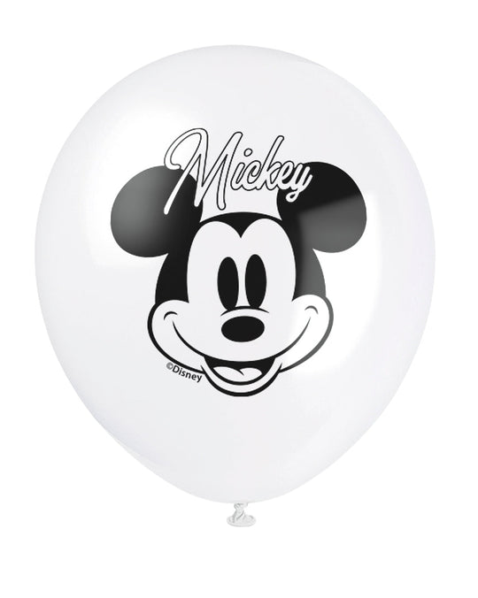 Ballons en latex Mickey Mouse (8) - Libérez la Magie de Mickey !