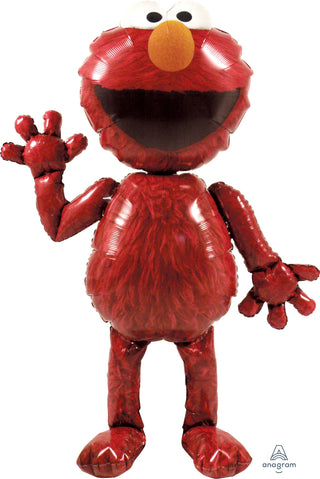 Ballon Airwalker Elmo Sesame Street - Un Visage Amical à Chaque Fête !