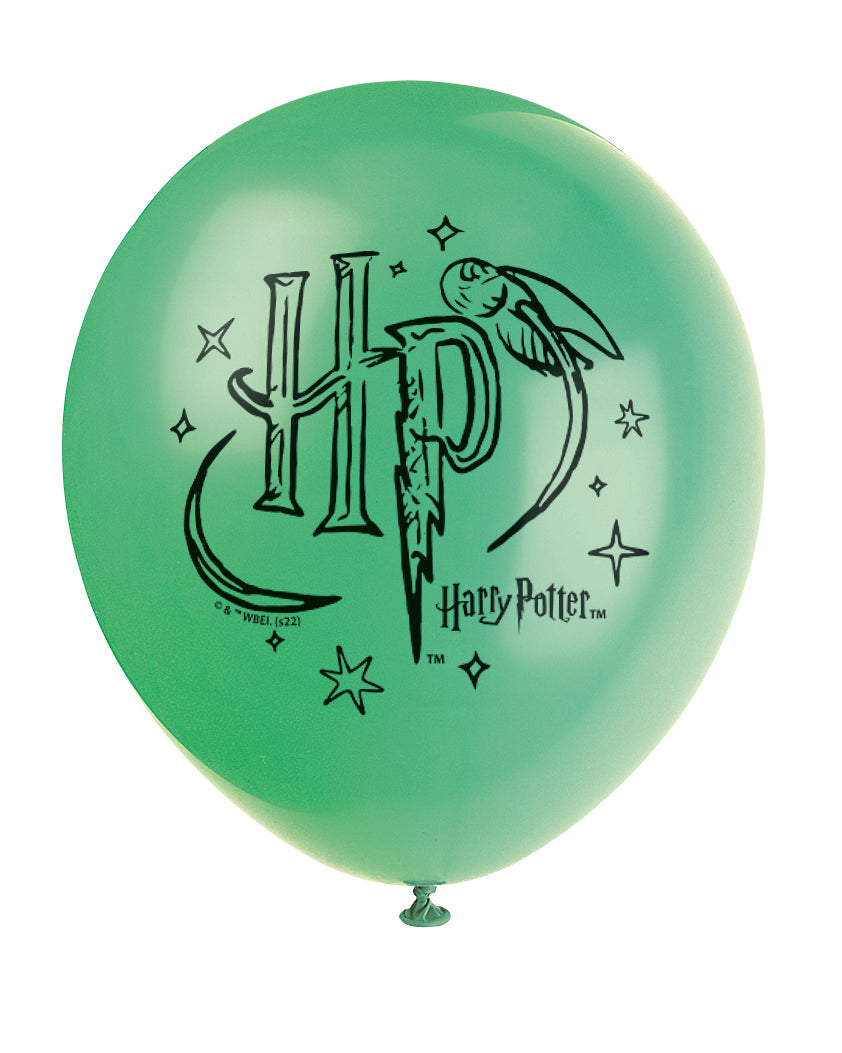 Harry Potter Party Balloons Pack of 8 - Easy Setup, Coordinated Theme for Birthdays & Anniversaries - Affordable, Fun Party Supplies for Magical Celebrations!