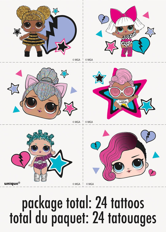 Lol Surprise Tattoos - Unleash the Glam and Sparkle with Your Favorite Dolls!