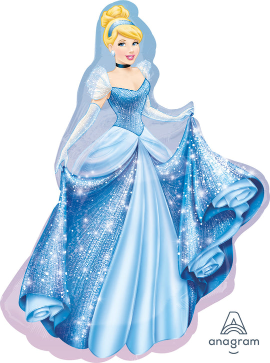 Cinderella Magic: Superior Floating Foil Balloon for Grand Birthday Sorcery