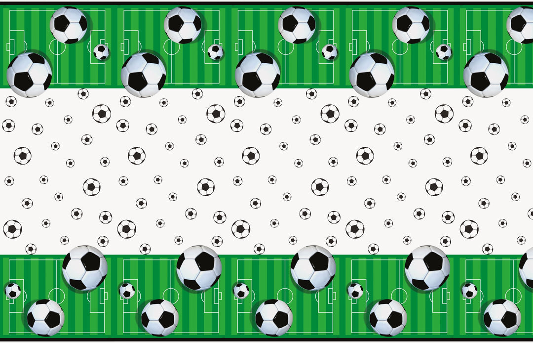 Score Big with Our Soccer-Themed Tablecloth: Easy Setup & Affordable Party Decor