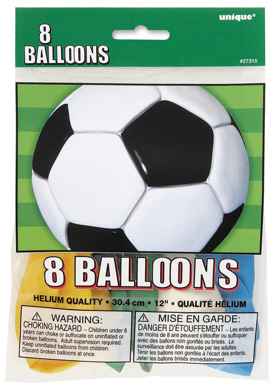 Score Big with Our Soccer-Themed Party Supplies! Affordable Pack of 8 for Anniversaries & Birthdays - Easy Setup & Coordinated Themes for Unisex Fun!