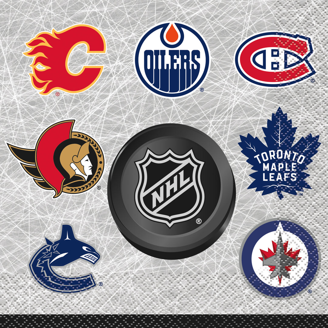 NHL Themed Party Solution Bundle – For 16 Guests, Ultimate Licensed Essentials