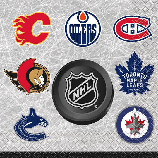NHL Themed Party Solution Bundle – For 16 Guests, Ultimate Licensed Essentials