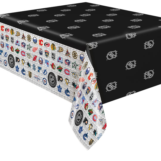 Ice-Ready NHL Tablecover – Faceoff with Festive Flair!