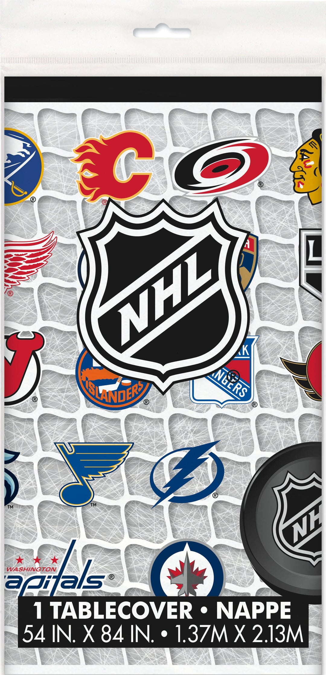 Ice-Ready NHL Tablecover – Faceoff with Festive Flair!