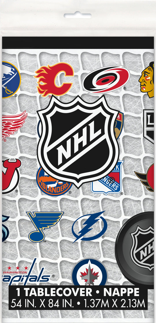 Ice-Ready NHL Tablecover – Faceoff with Festive Flair!