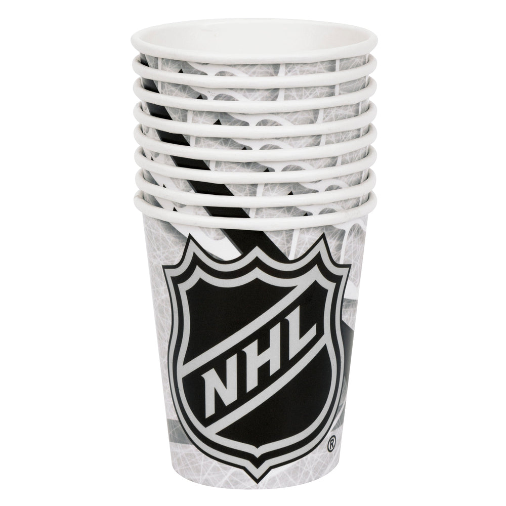 LNH Paper Cup (8) - Score Big with Hockey-Themed Party Fun!