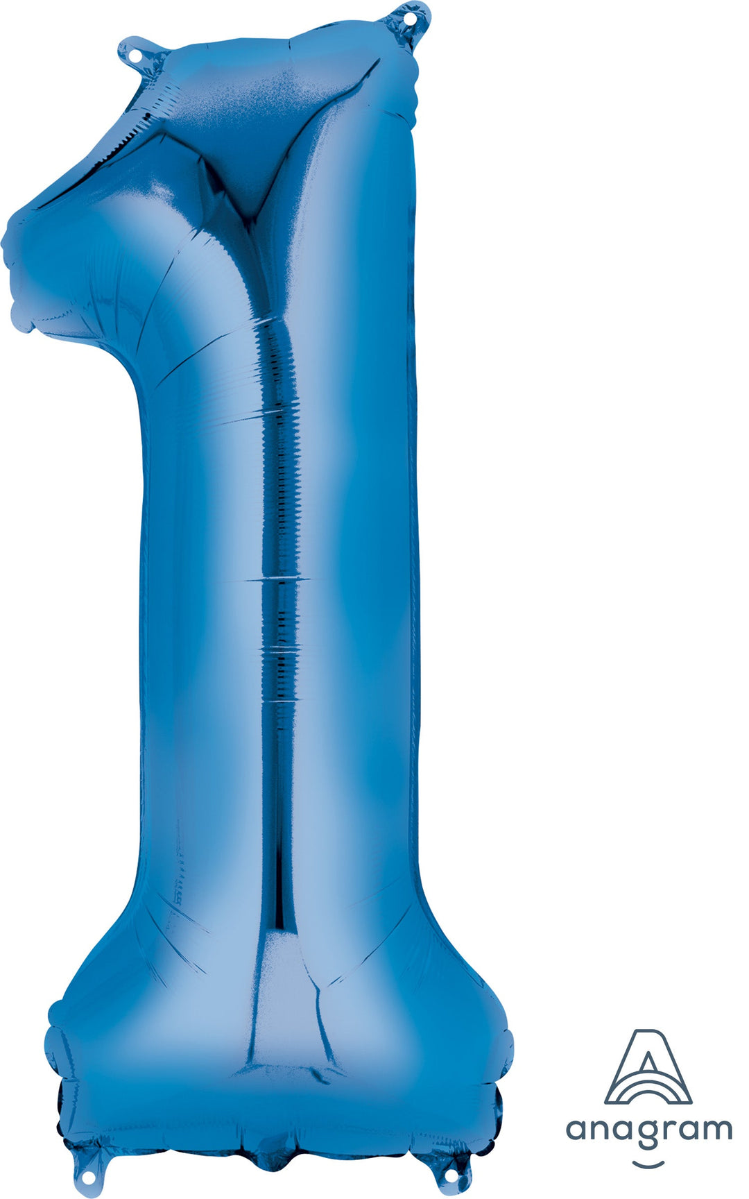 Chiffre SuperShape Giant Blue Foil Balloon for Birthdays - Ensures Longer Lasting Fun!