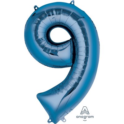 SuperShape Blue Foil Balloon - Perfect Party Decor with Superior Floating Time