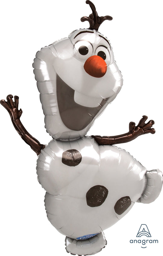 Super-sized 41" Olaf Supershape Balloon - Superior Float Time, Perfect for Birthday Parties!