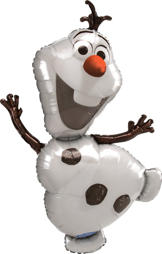 Super-sized 41" Olaf Supershape Balloon - Superior Float Time, Perfect for Birthday Parties!