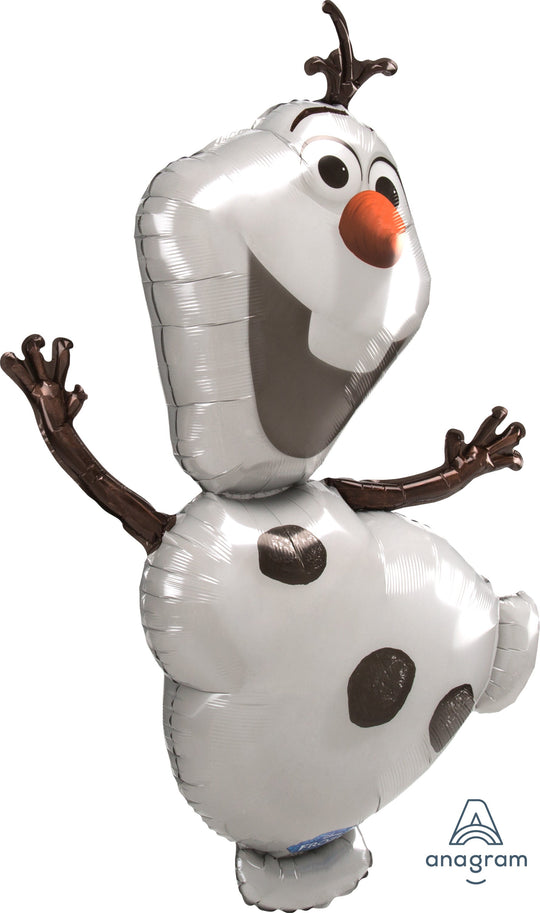 Super-sized 41" Olaf Supershape Balloon - Superior Float Time, Perfect for Birthday Parties!