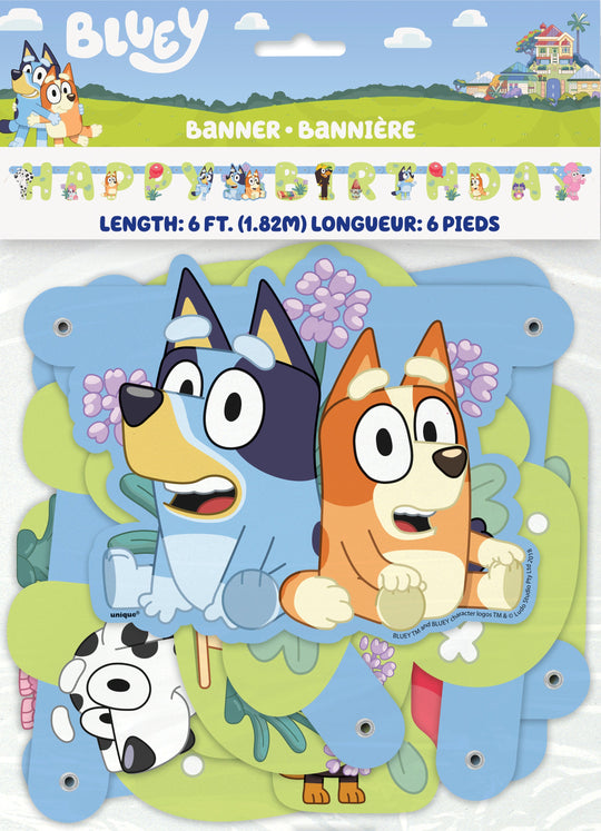 Bluey Birthday Banner - Easy Setup & Affordable Fun for Kids’ Parties!