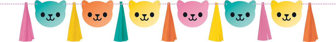 Gabby’s Dollhouse Birthday Fringe Banner – Colorful Party Decor