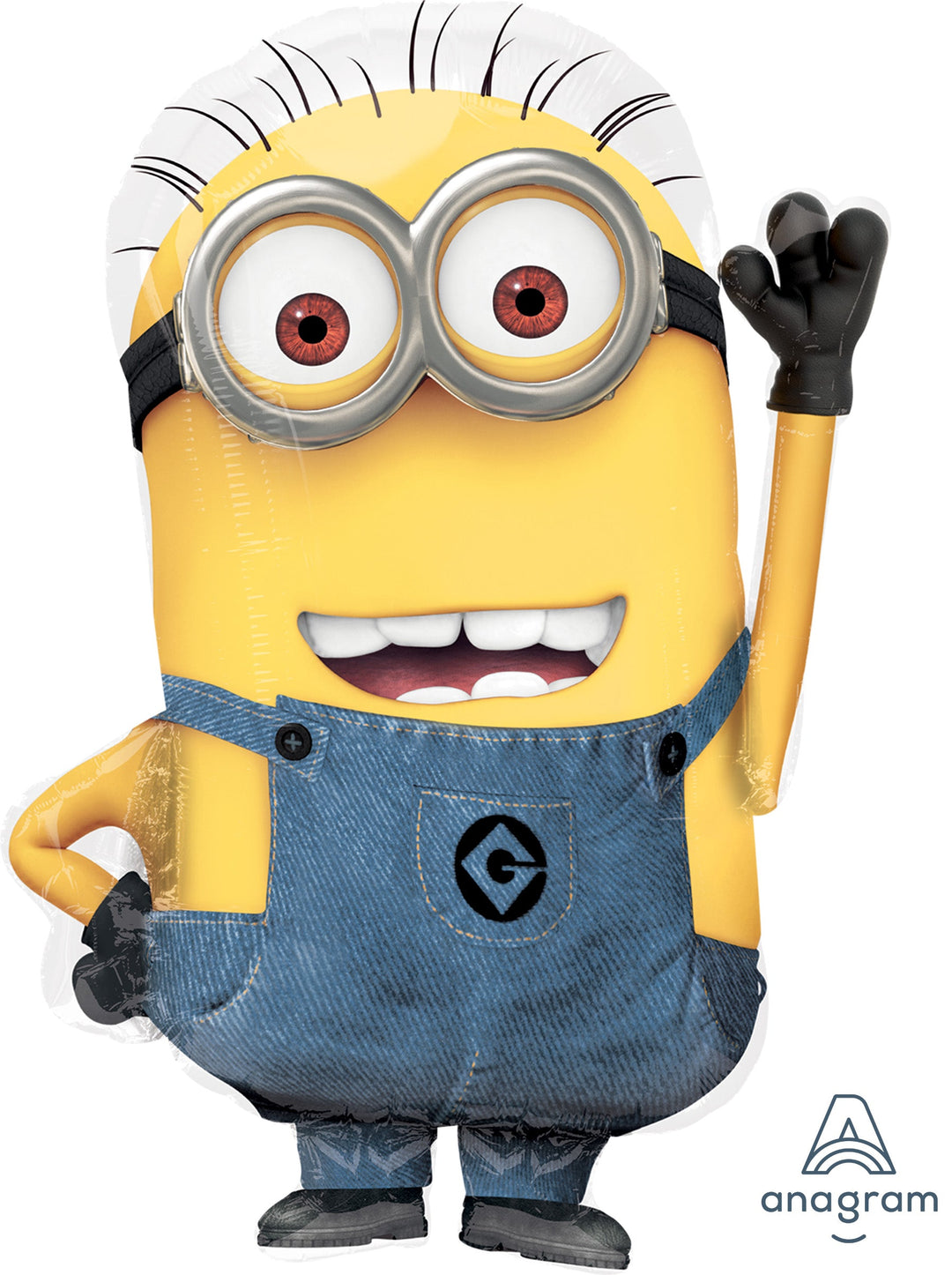Dazzling Minions 25" Giant Balloon - Exceptional Float Time, Perfect Party Decor!