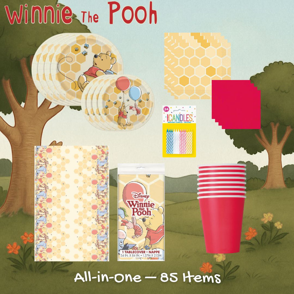 Winnie the Pooh Party Bundle: Complete, Joyful Celebration Solution!