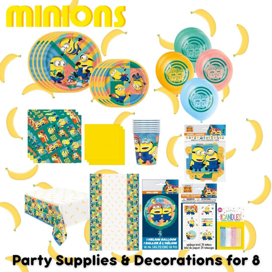Despicable Me Party Supplies Bundle - Ultimate Fun for Birthdays!