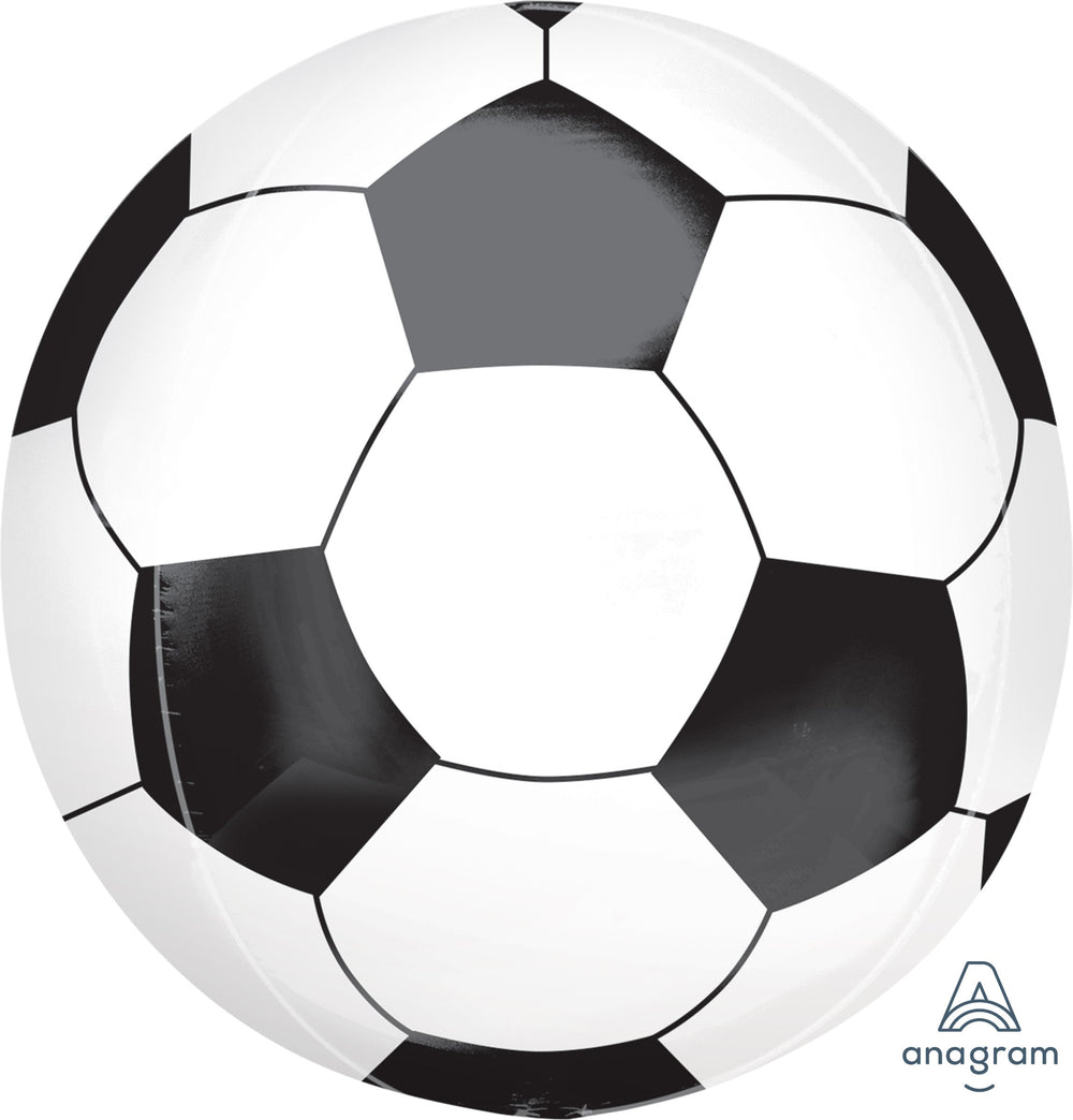 Spectacular Soccer-Themed Orbz Foil Balloon - Delightful Party Decor with Extended Float Time