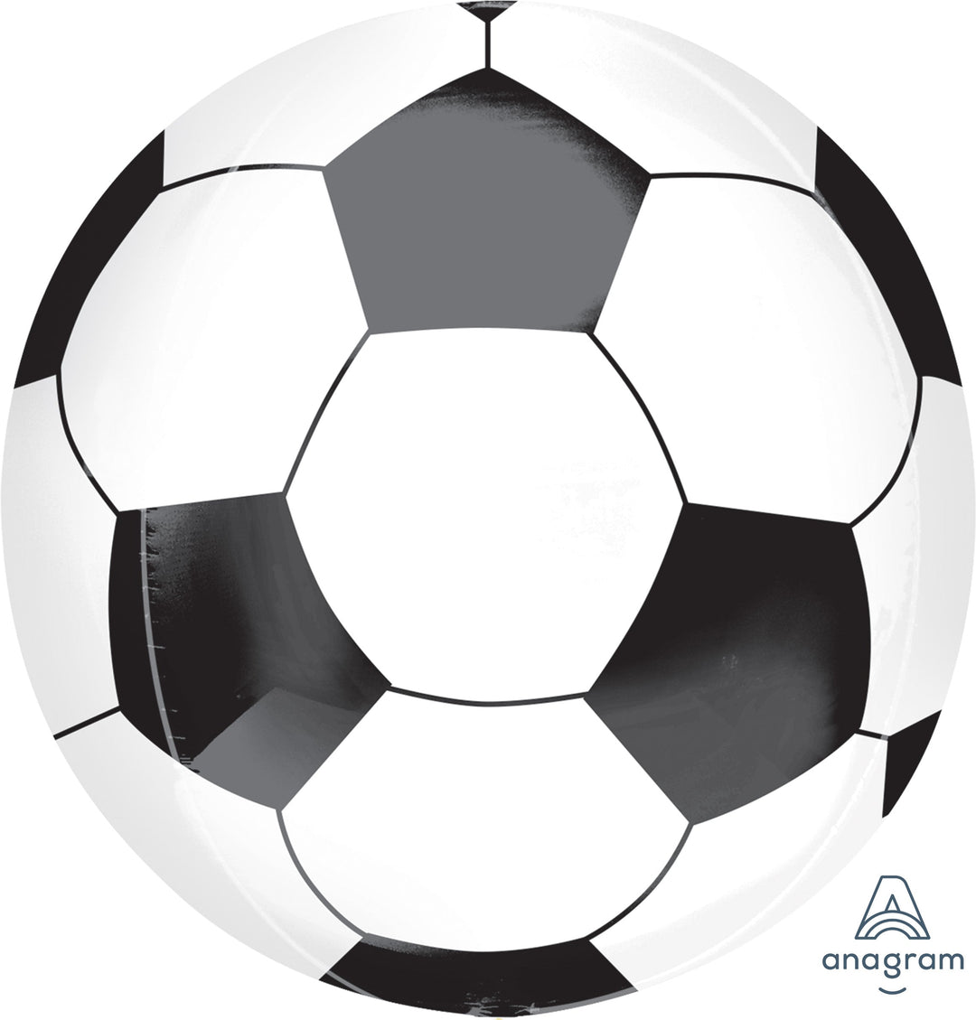 Spectacular Soccer-Themed Orbz Foil Balloon - Delightful Party Decor with Extended Float Time