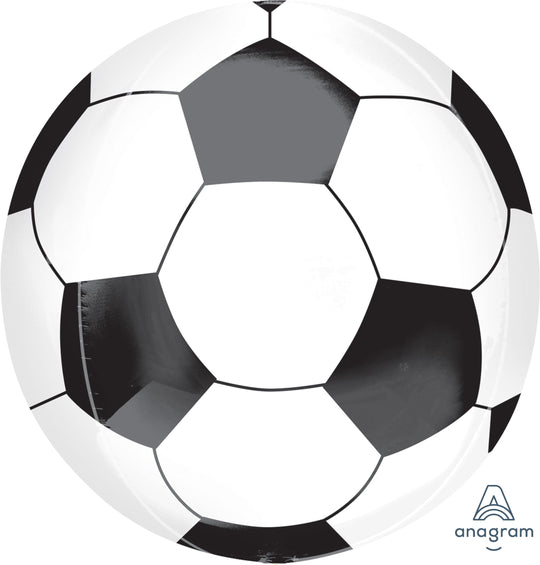 Spectacular Soccer-Themed Orbz Foil Balloon - Delightful Party Decor with Extended Float Time