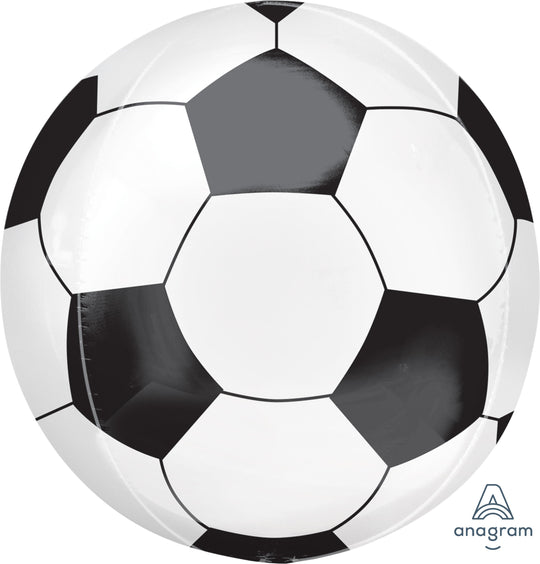 Spectacular Soccer-Themed Orbz Foil Balloon - Delightful Party Decor with Extended Float Time