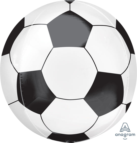Spectacular Soccer-Themed Orbz Foil Balloon - Delightful Party Decor with Extended Float Time
