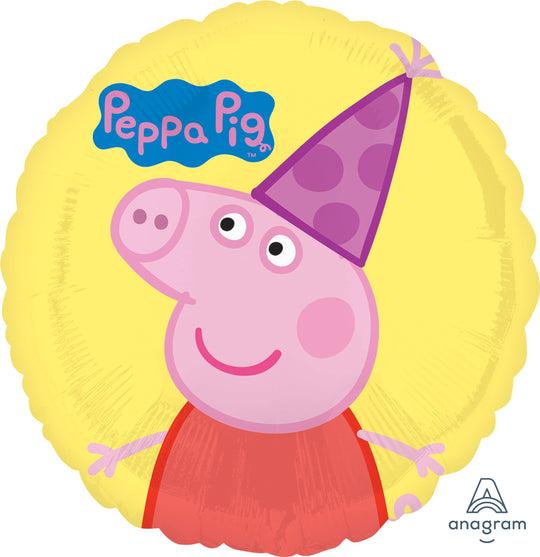Peppa Pig 18-Inch Foil Balloon - Superior Float Time, Self-Sealing for Perfect Party Decorations