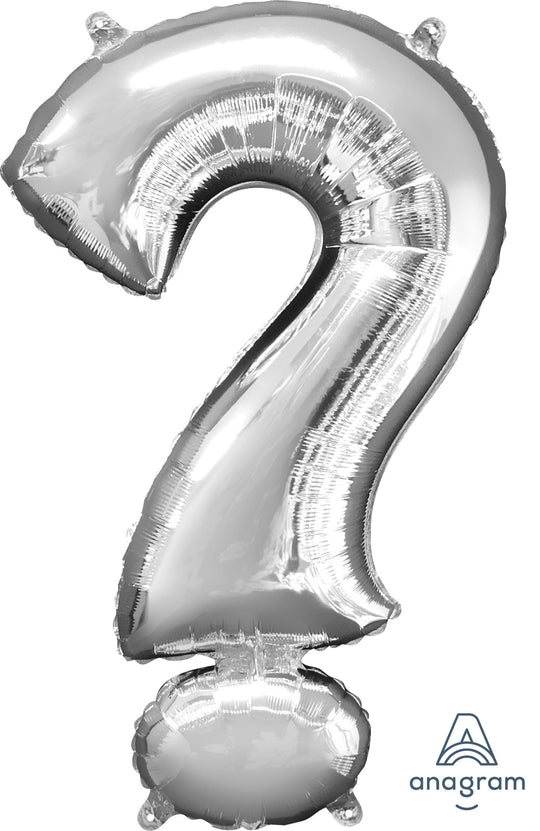 SuperShape Foil Balloon - Ultimate Party Decor - Superior Float, Self-Sealing - Brilliance in Silver!