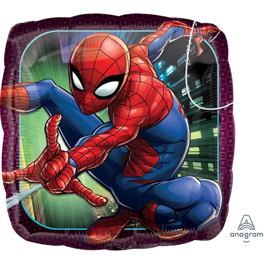 Spider-Man Animated Foil Balloon for Unforgettable Birthday - Self Sealing, Extended Float