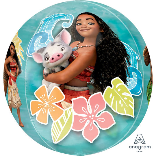 Orbz Clear Moana Foil Balloon - Perfect Party Decor with Superior Float Time!
