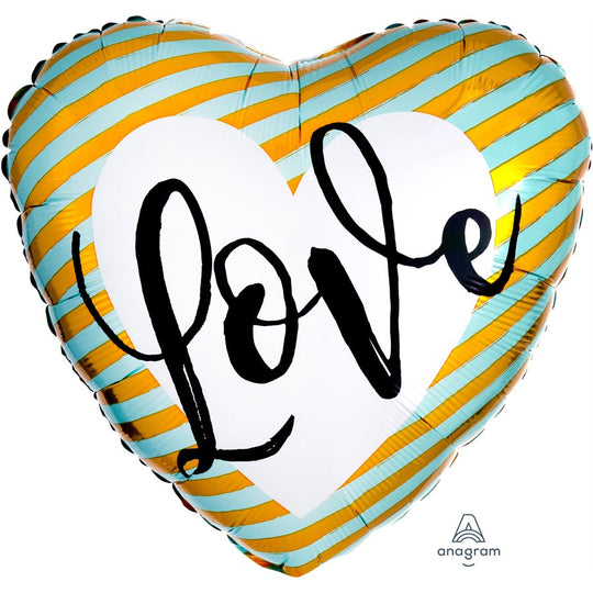 Love in the Air: 18" Wedding Foil Balloon- Float Time Game Changer