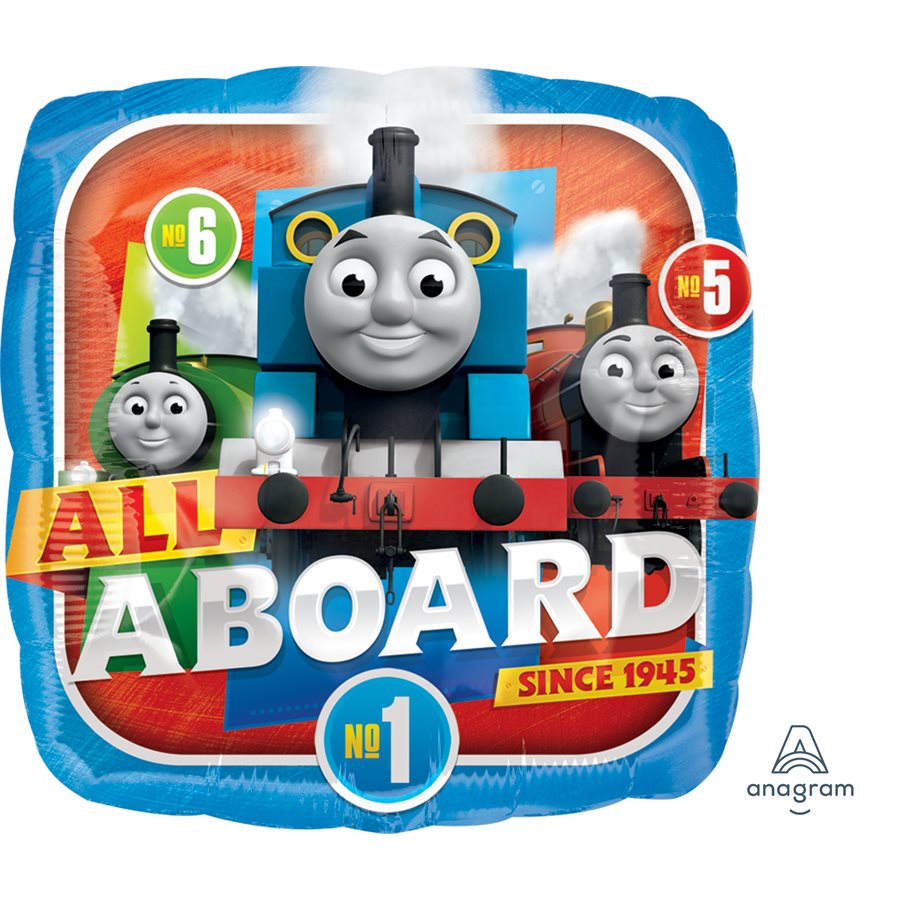 Thomas the Tank Engine Foil Balloon - Floats Longer for Unforgettable Birthday Parties!
