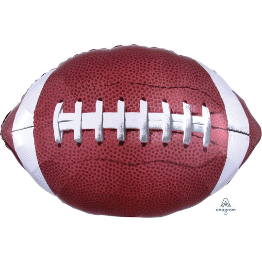 SuperShape XL Football Foil Balloon - Ultimate Party Decor with Extended Float Time