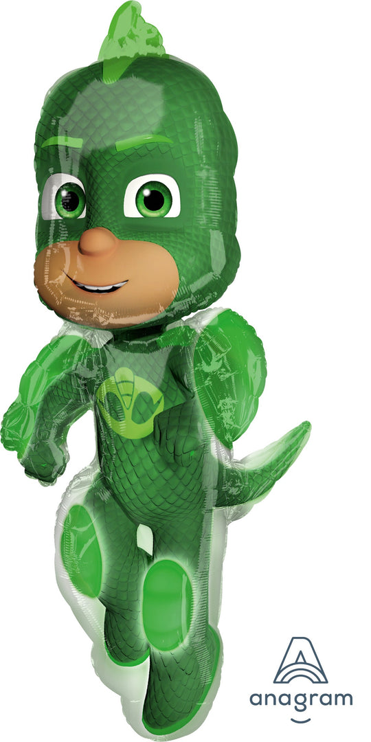 Ballon Mylar PJ Masks SuperShape de 97cm - Flottaison Supérieure, Déco d'Anniversaire Parfaite!