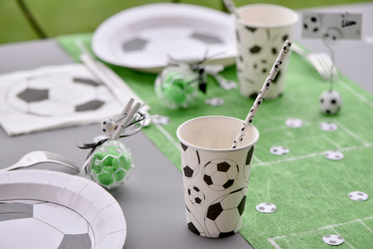 Premium Soccer-Themed Party Paper Cups - Elevate Your Celebration!