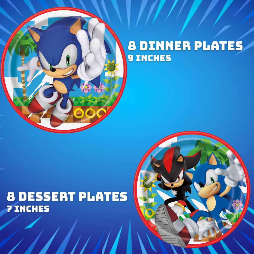 Sonic Party Supplies Bundle: Joyful Celebration, Official Licensed Fun!