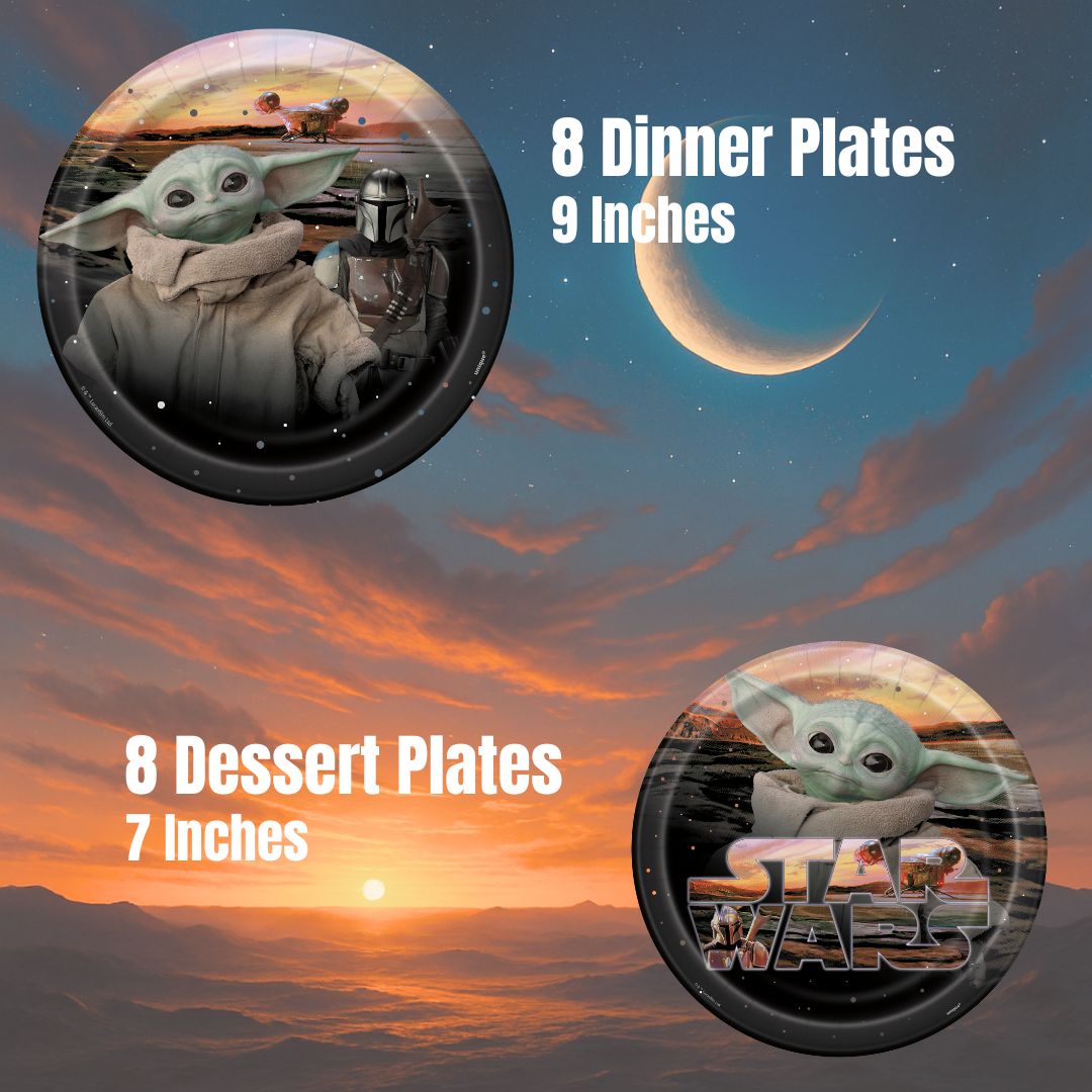 Mandalorian Party Bundle: Complete Supplies for Unforgettable Fun!