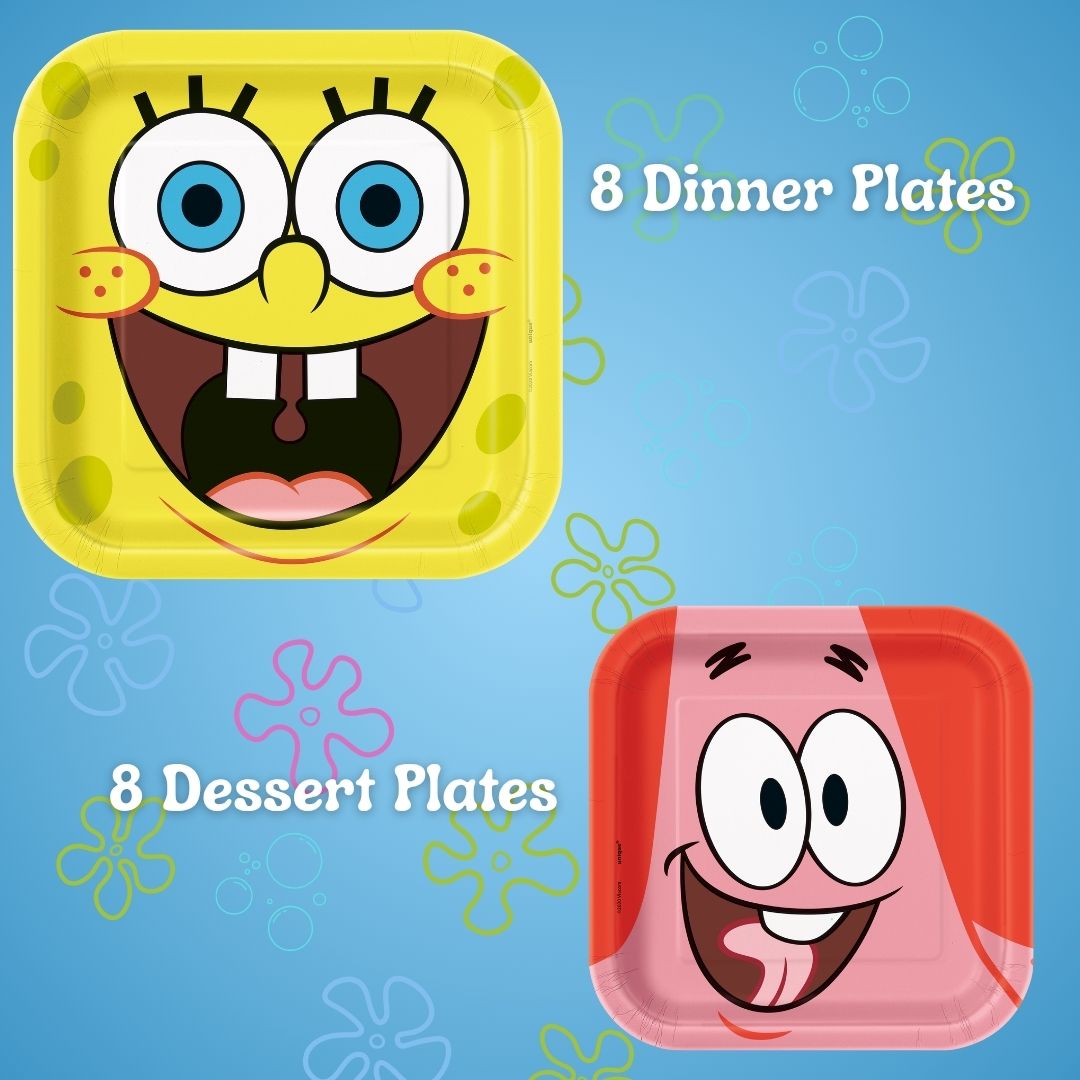 SpongeBob Party Bundle: 85 Official Supplies for Effortless Fun!