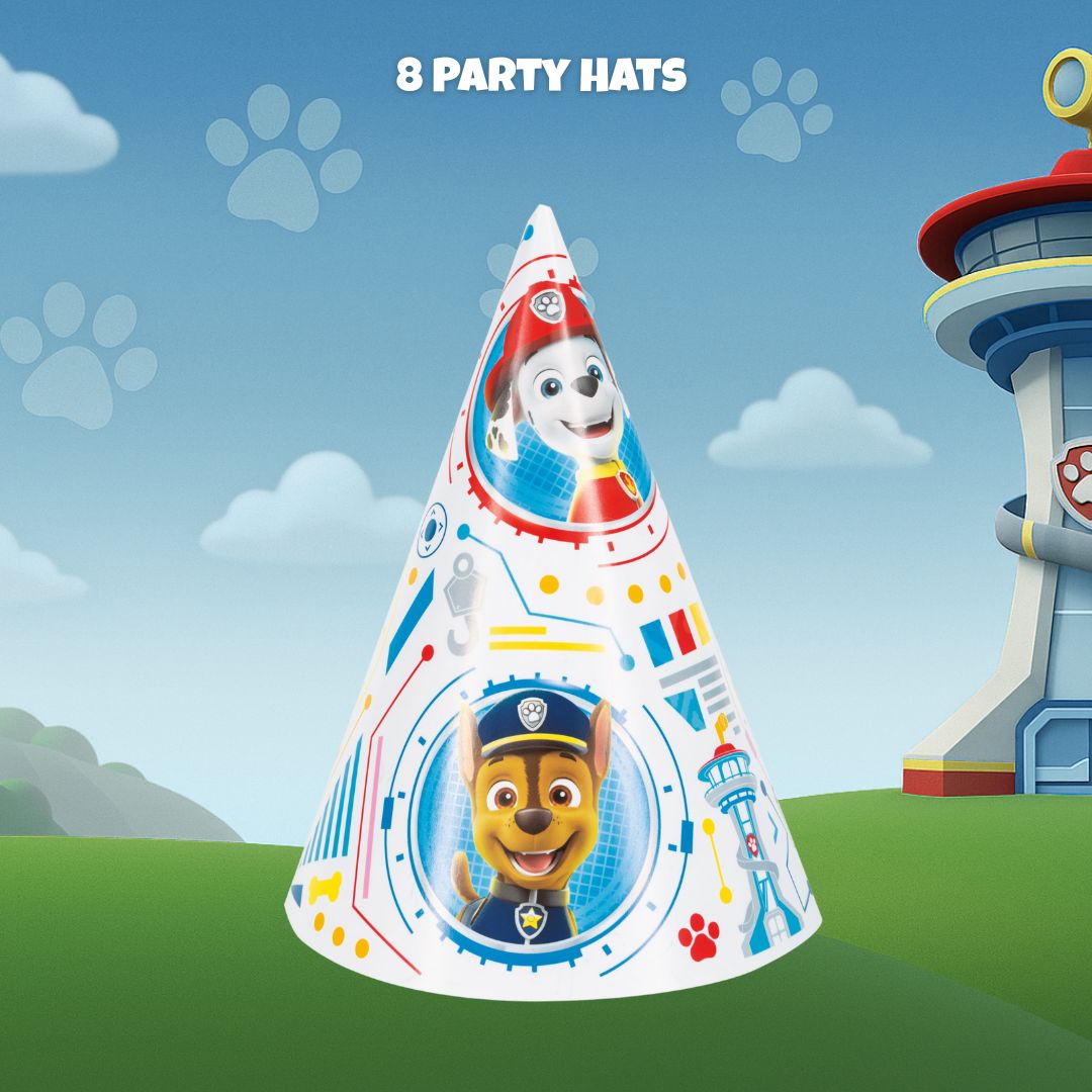 Paw Patrol Party Bundle: 8 Hats & Blowouts for Ultimate Fun!