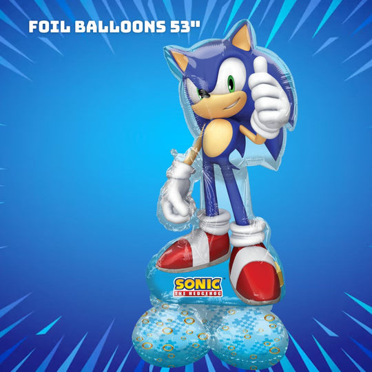 Sonic Party Bundle: 2 Foil Balloons - Unbeatable Fun Awaits!