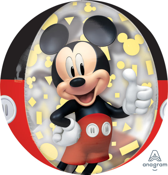 Mickey Mouse Orbz Ballon Mylar - Déco de fête ultime avec une flottabilité durable !